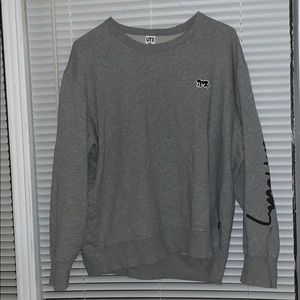 Uniqlo Keith Haring grey sweatshirt